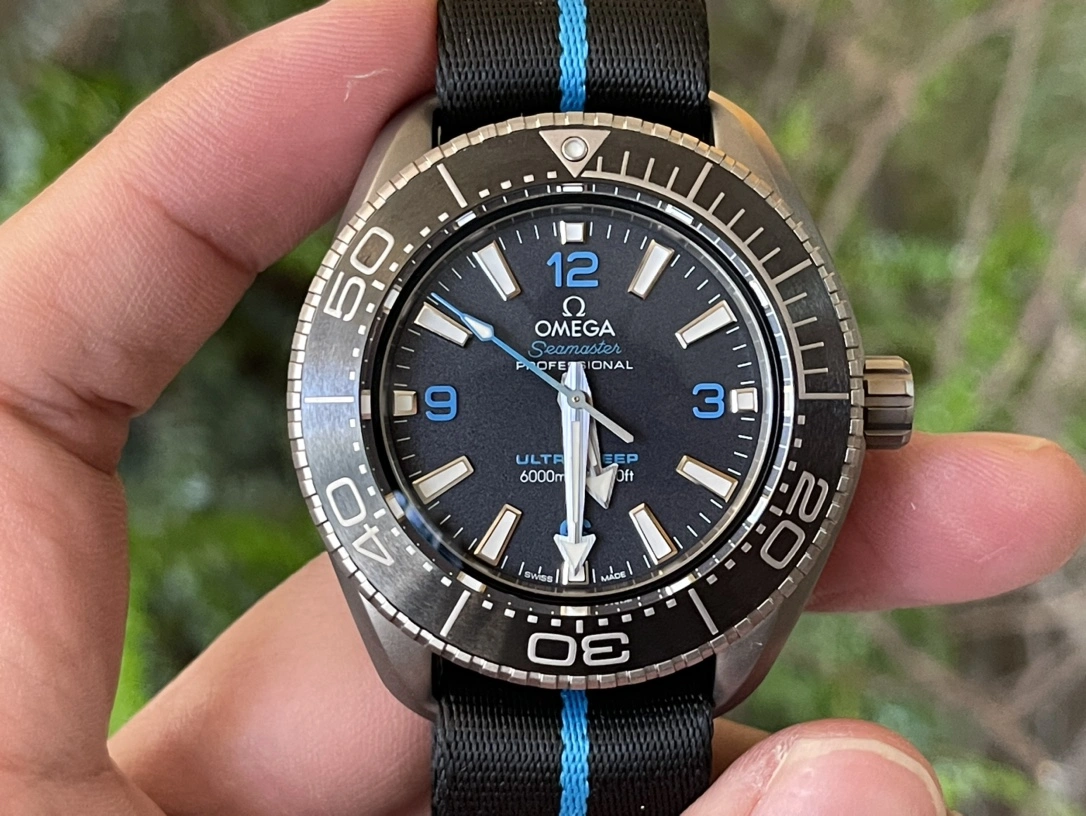 WaterResistant CBD Factory Omega Seamaster Ultra Deep 45.5mm Titanium Black Dial (215.92.46.21.01.001) 1:1 Super Clone – DD8912 Movement 219